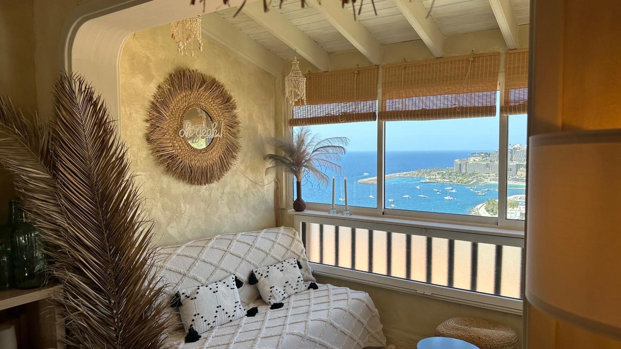Boho Style Bungalow With Ocean View Mogán Eksteriør bilde